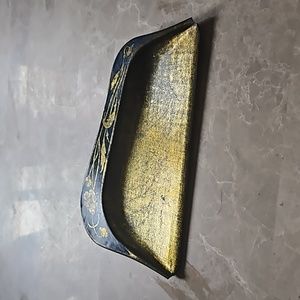 Antique enamel dust pan